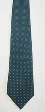 Ferrell Reed Necktie BLUE RED WHITE Made Italy HAND MADE 100% SILK EUC