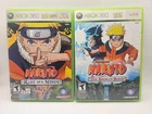 Naruto Rise Of A Ninja & Naruto The Broken Bond Bundle For Xbox 360 CIB -Tested