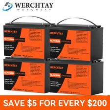 48V 100Ah Lithium Battery LiFePO4 Deep Cycle For RV Golf Cart 4 Group 12V 100Ah