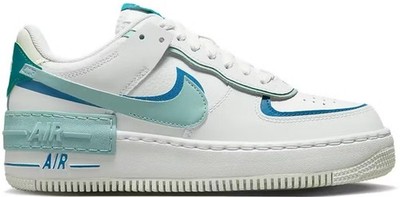 Nike Air Force 1 Shadow White Industrial Blue Teal W for sale | eBay