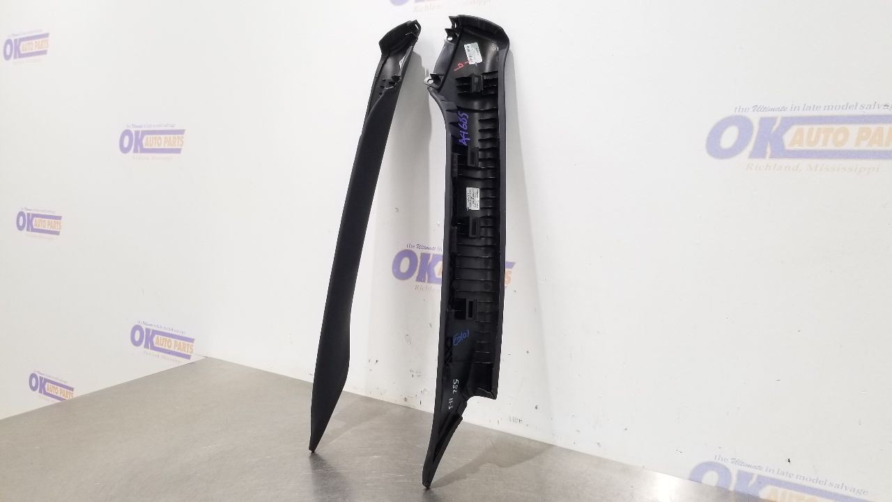 Bentley Continental GT Left, right Windshield pillar covers Pair Black P/N 3W7867719