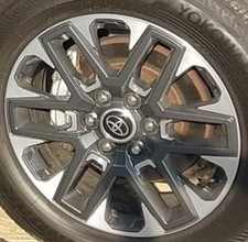 2024 Tundra OE Wheel 20x8 Open Spoke 6 Spoke W/ Black Toyota
