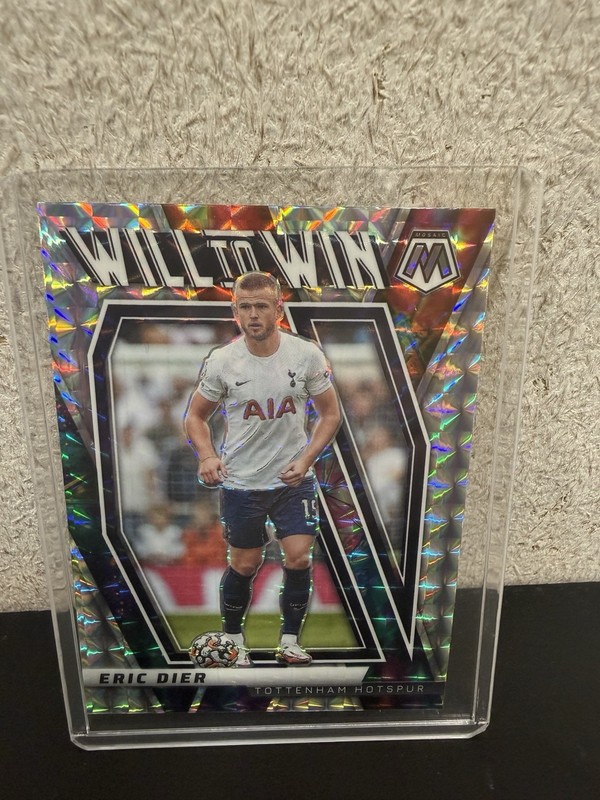 Panini 2021-22 Mosaic Premier League Will to Win prism Eric Dier Spurs #39 