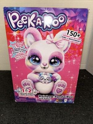 Peek-A-Roo Rainbow Panda-Roo Interactive Plush & Surprise Baby Spin Master