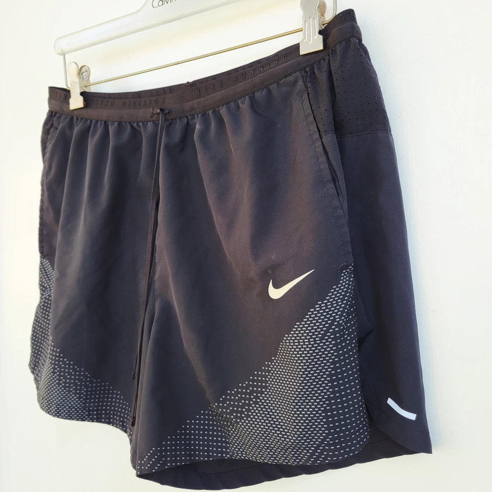 Pantalones cortos forrados Nike Dri-FIT Flex Stride Run Division 5” negros para hombre DD6049-010 XL Foto 4 de 4