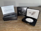 2025 Laser Engraved American Eagle One Ounce Silver Proof Coin In Hand