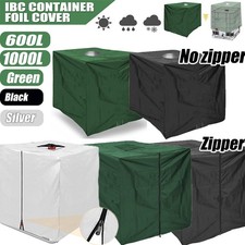 600/1000L IBC Container Abdeckung Cover Tank Behälter Folienhaube +Lochauschnitt