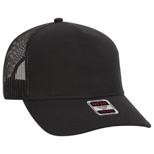 OTTO CAP 5 Panel Mid Profile Mesh Back Trucker Hat - 32-934