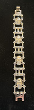 Stainless Steel Men's Skull Bracelet 9"