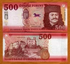 Hungary, 500 Forint, 2025, P-202c UNC  Prince Ferenc Rákóczi, Sárospatak Castle