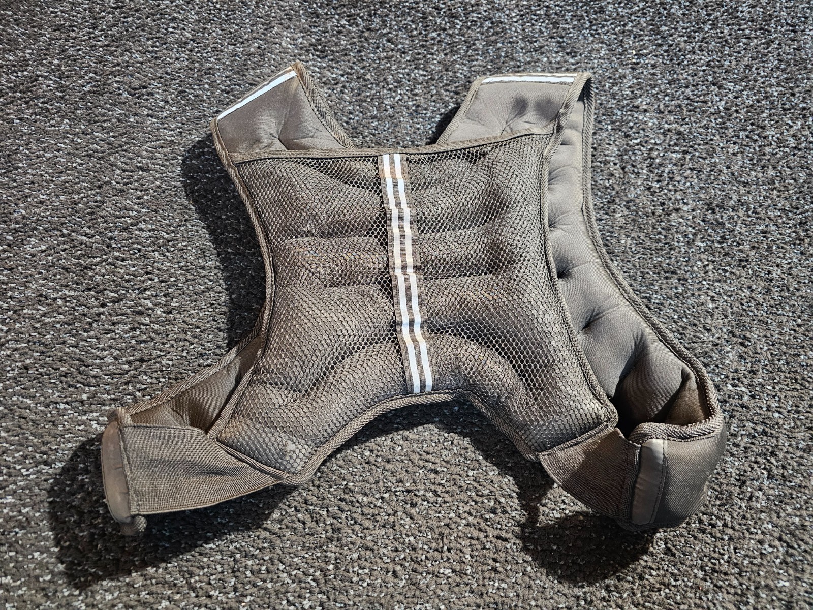 Apexup Weighted Vest 23 lbs with Reflective Stripe Black Fitness Workout Vest