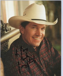 George Strait(Country Music Singer)Signed&Inscribed 8x10 Photo!!