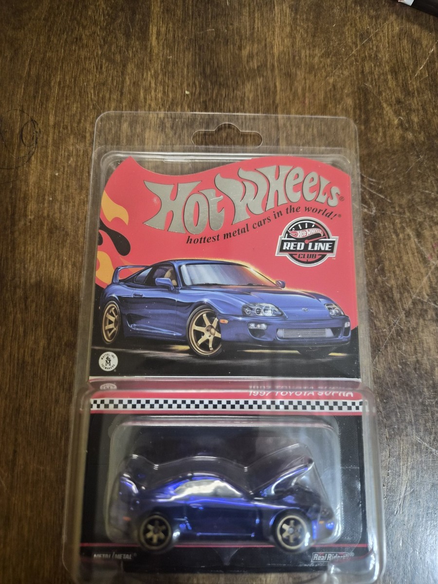 Hot Wheels 1997 Toyota Supra Blue Red Line Club RLC Exclusive 2024