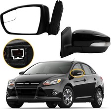 Left Driver Side Mirror Compatible with 2012 2013 2014 Ford Focus Door Mirror w/