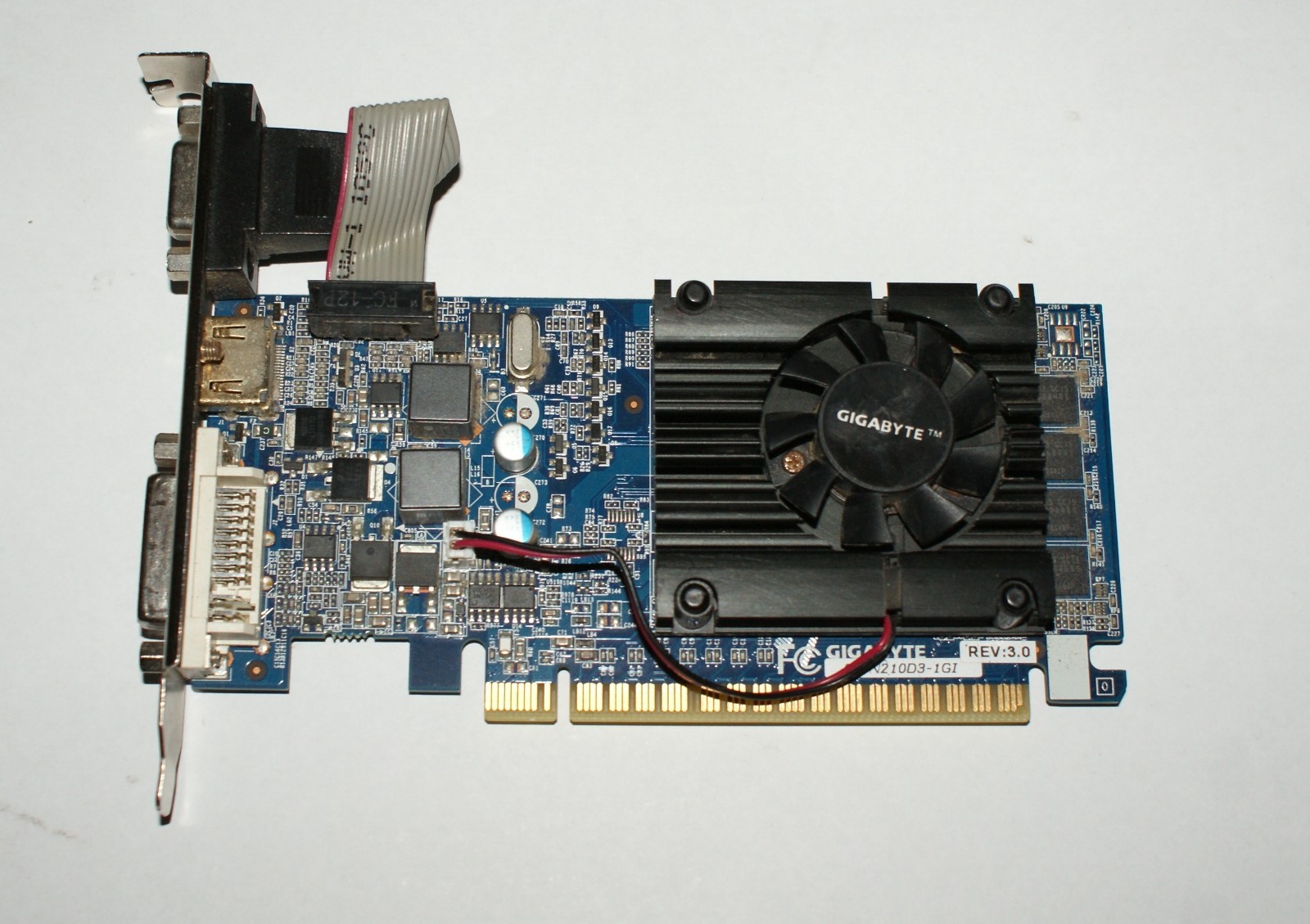 Gigabyte Nvidia GT210 1GB DVI/VGA/HDMI  PCIE Full height Graphics Card