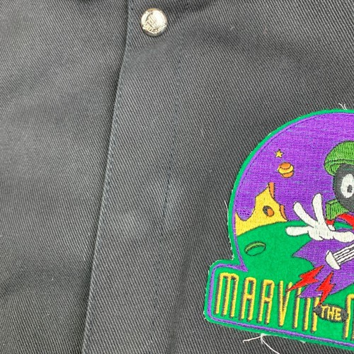 Vintage Looney Tunes Marvin The Martian Jeff Hamilton Jacket Size Small RARE - Picture 4 of 24