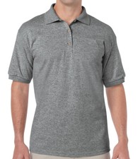 Gildan DryBlend Polycotton Jersey Polo Sports Shirts 14 Colours - S - XXXL