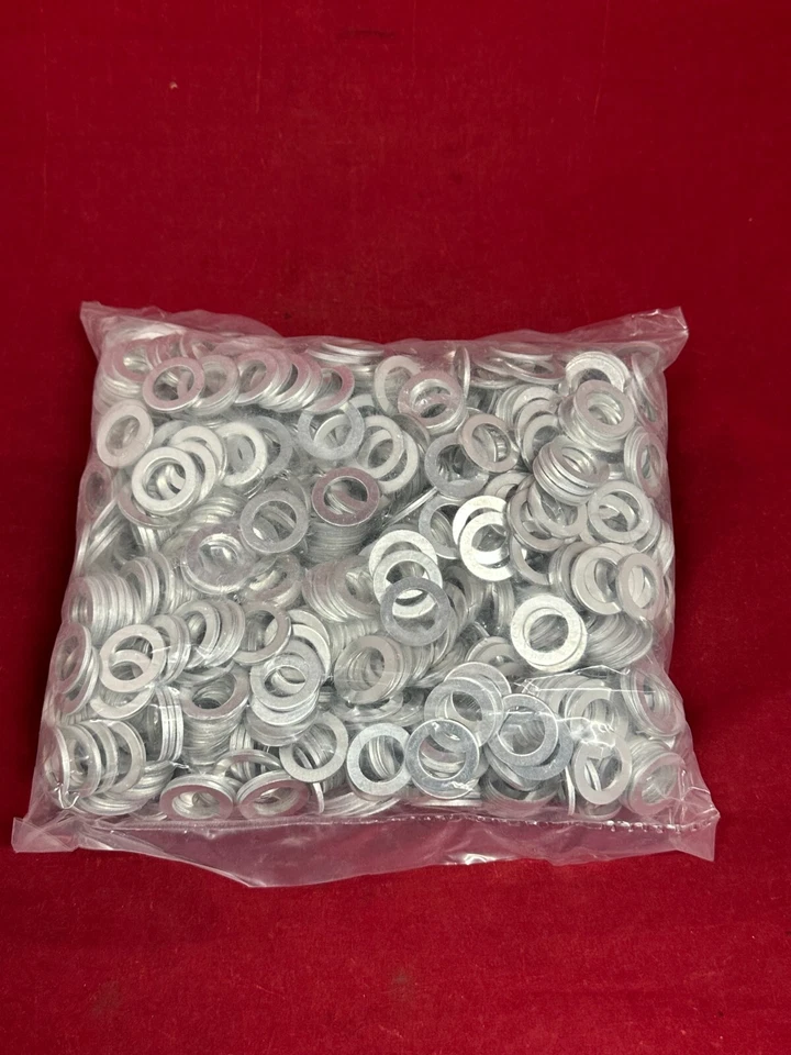 Set of 1000: Oil Drain Plug Gaskets For Hyundai & Kia 21513-23001 TRACKABLE - Image 3 of 3