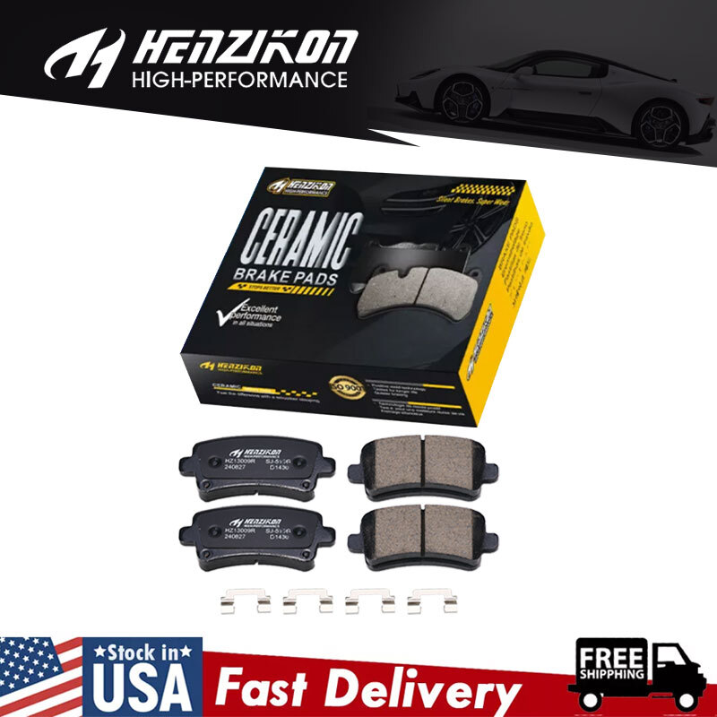Ceramic Rear Brake Pads with Hardware for LaCrosse Regal XTS Impala Malibu Limited