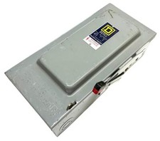 Square D HU-362 Safety Switch 60A 600VAC 600VDC 3PH 30-60 STD HP Ser E1
