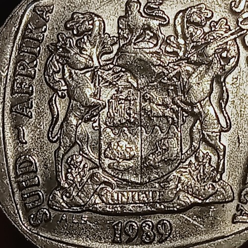 1989 2 RAND SOUTH AFRICA..RARE..FOR COLLECTOR - Picture 3 of 6