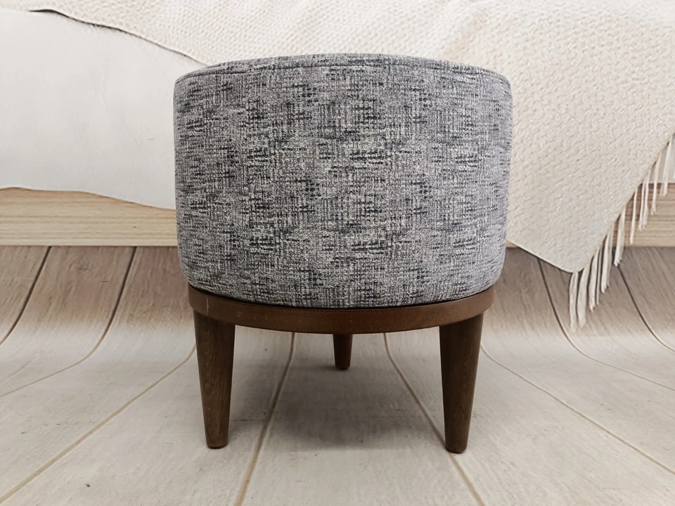 Banco reposapiés, taburete cilíndrico, taburete de cubierta, taburete otomano, taburete de descanso, Foto 4 de 4