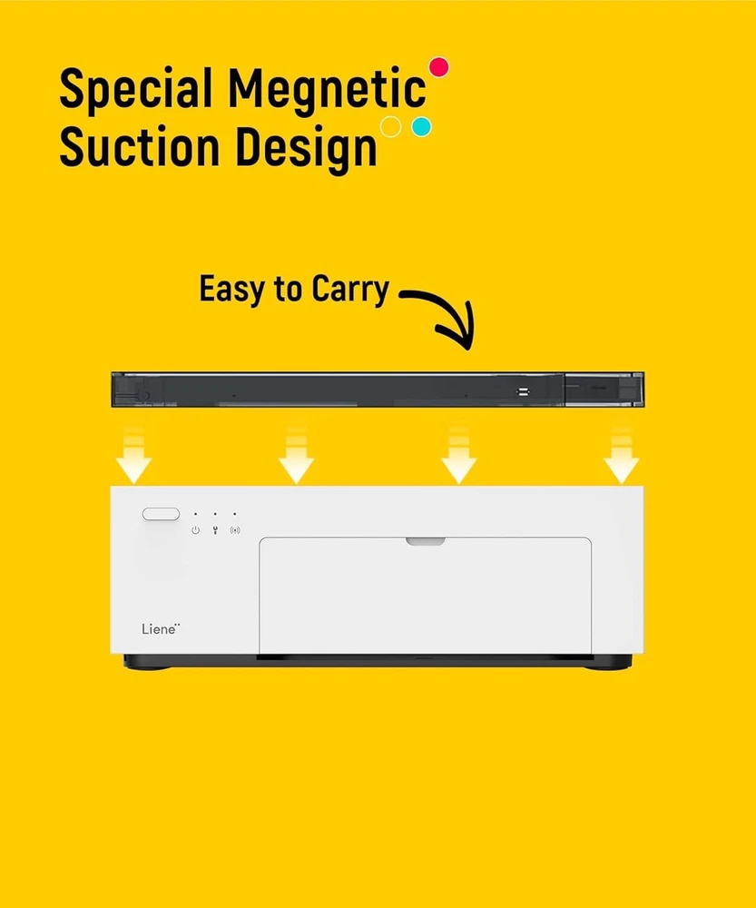 Liene 4x6 Wi-Fi Photo Printer for iPhone and Android – Instant Full-Color Printing