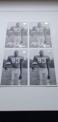 1998 Upper Deck Retrospect Michael Jordan Uncut Postcard Sheet MJR1 - Vintage