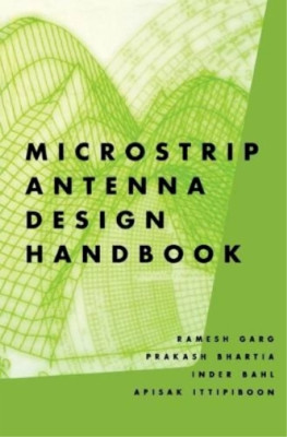 Mikrostrip Antennendesign Handbuch von P. Bhartia, A. Ittipiboon, R. Garg, Inder