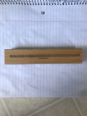 Stampin Up Long multiple slashes Tally Marks Rubber Stamp 1995 Vintage