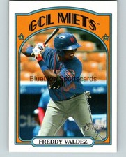 2021 Topps Heritage Minors Freddy Valdez Base Card #173 Mets