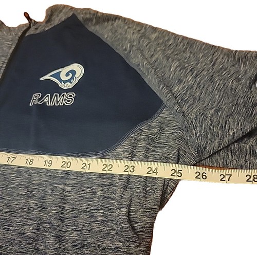 NFL Pro Line Fanatics St. Louis Rams Long Sleeve Quarter Zip Sz 2XL RN 136380 - Picture 5 of 8
