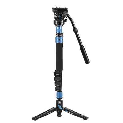 SIRUI P-325FS Carbon Einbeinstativ 149,5 cm mit Standspinne + Videoneiger VH-10
