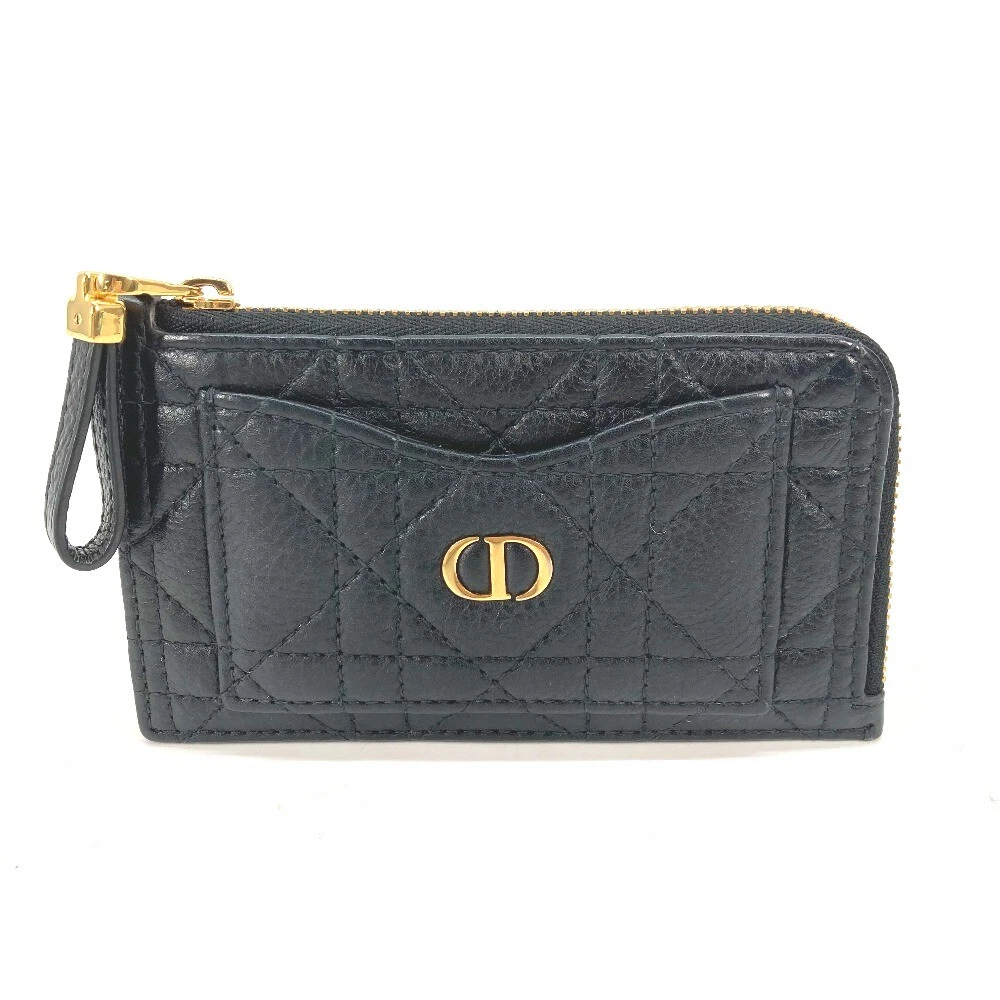 Dior S5131UWHC_M900 Caro Cannage Dior Caro Cosmos porte carte zippée étui sac à main