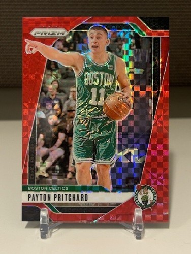 2024-25 NBA Panini Prizm Payton Pritchard Red Prizm Veteran Card 56/75