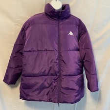 Kappa Womens Padded Jacket In Purple Size Medium