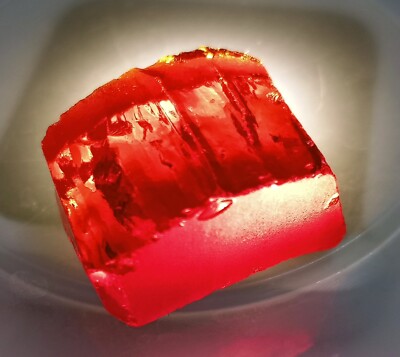 Superb EGL Certified 147 Ct Natural Cambodian Red Zircon Rough Loose Gemstone