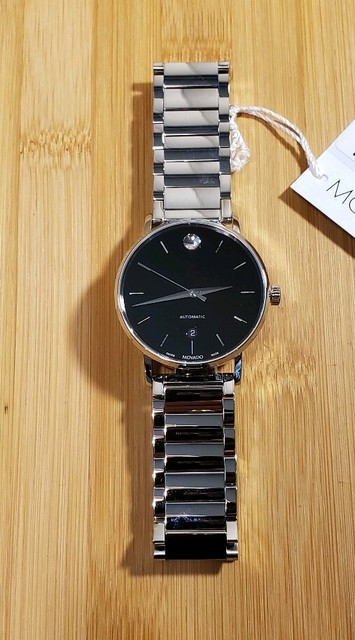 movado black face