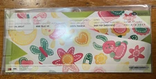 Creative Memories "Baby Girl Bright" Stickers 2 sheets. NEW  (C12A9)