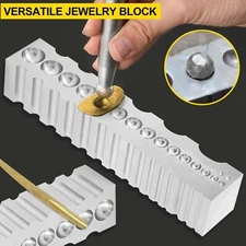 Steel Block Design Forming Dapping Doming Jewelry Bending & Shaping Swage Tool