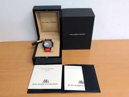 Jean-Mairet & Gillman World Time Sport S.Gmt.sb.silrub Ltd 45mm Lnib / Uw - Foto 2 di 12