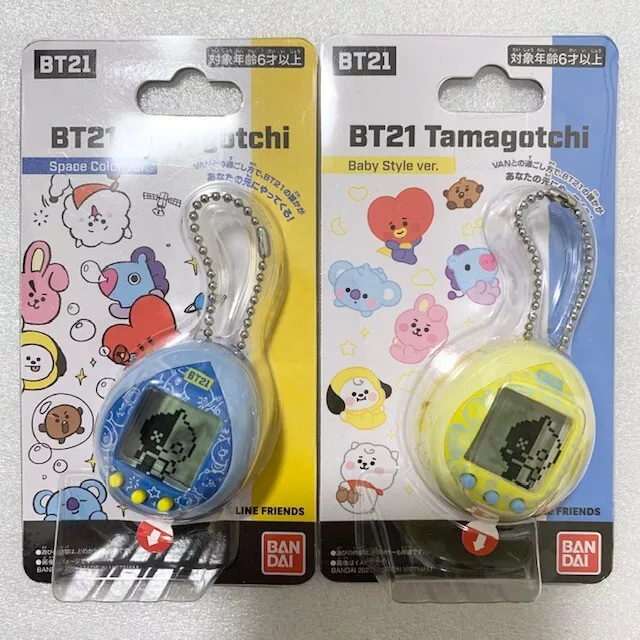 Bandai BT21 Tamagotchi Baby Style Version Space Color Version 2 Types Set  New