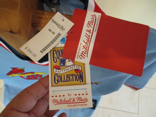 Camiseta deportiva auténtica de Mitchell & Ness Stan Musial de los St. Louis Cardinals talla 52 nueva con etiquetas * - Imagen 2 de 4