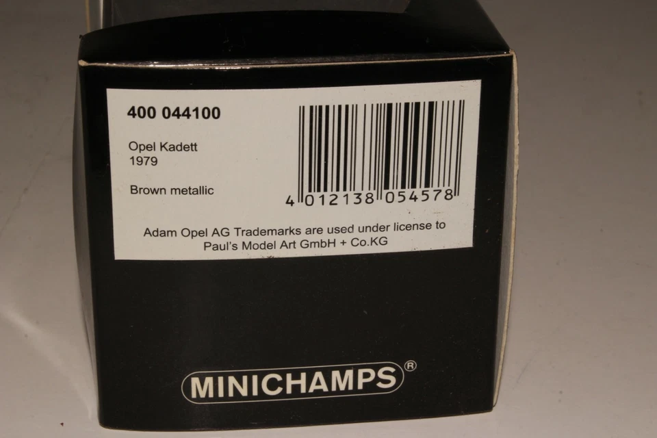 Minichamps 1979 Opel Kadett Brown Metallic 1/43 Scale - Image 3 of 4