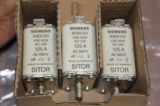 Fuses Siemens 3NE8022 SITOR 125A AC660V (Box of 3) NEW