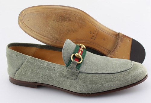 Men's GUCCI 'Brixton Horsebit' Gray 