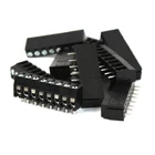 10 Pieces Camdenboss CTB1202-8BK Solderable Terminal Block 8-Pin Pitch 5 mm 90°