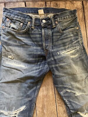 パンツ RRL SLIM FIT 29/30 AMERICAN WOVEN double rl RRL Men's jeans 35/30 Slim Fit American Woven