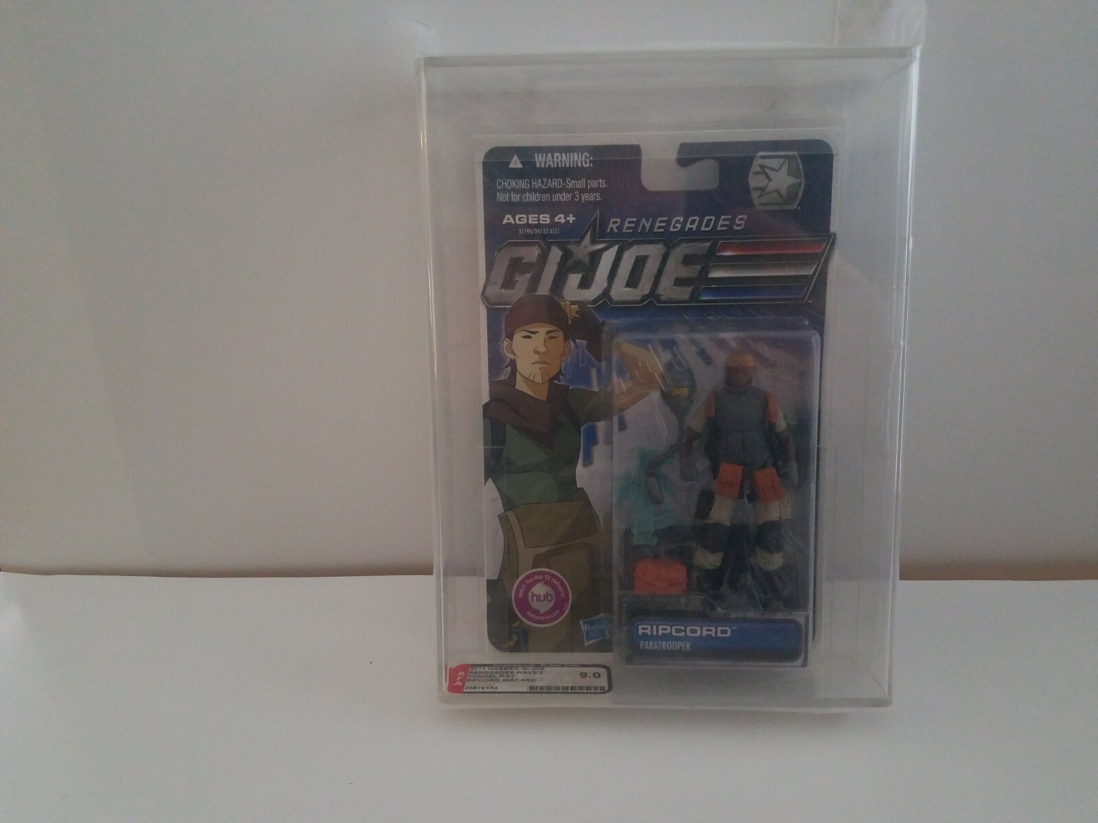 Gi Joe AFA 9.0 Error Misscard Ripcord on Tunnel Rat Card Renegades 30th POC Gi Joe AFA 9.0 Error Misscard Ripcord on Tunnel Rat Card Renegades 30th POC