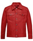 Denim Red Jackets for Men